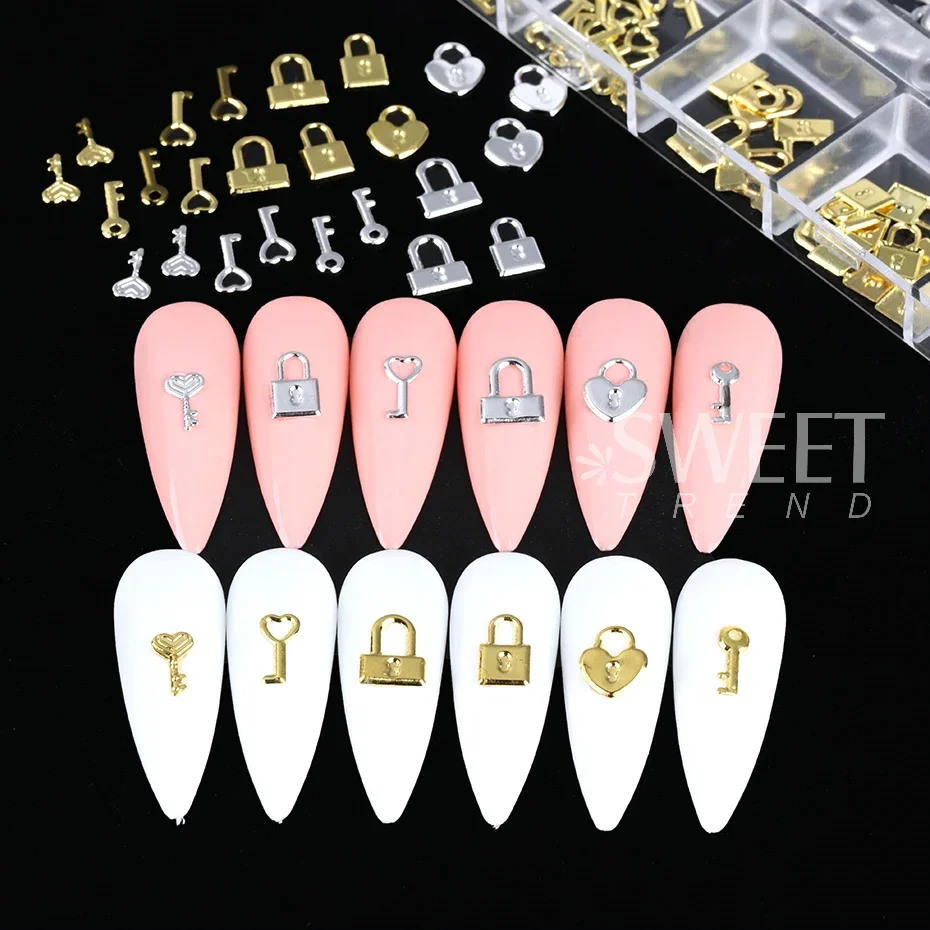 12 Grids Gold Silver Metal Loc - Gold Foil Flakes recensie en prijs