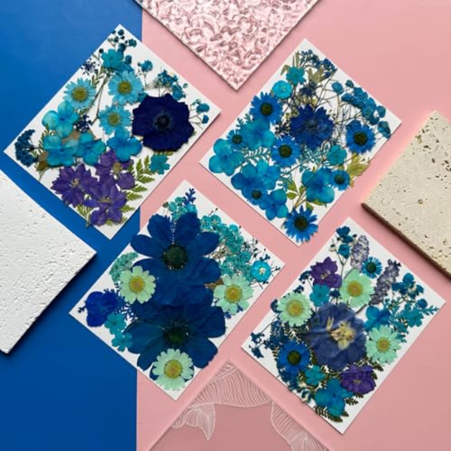 94Pcs Dried Pressed Flowers fo - Dried Flower Bulk recensie en prijs