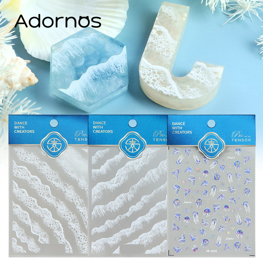 1Sheet Ocean Resin Sticker Epo - Resin Ocean Wave Mold recensie en prijs