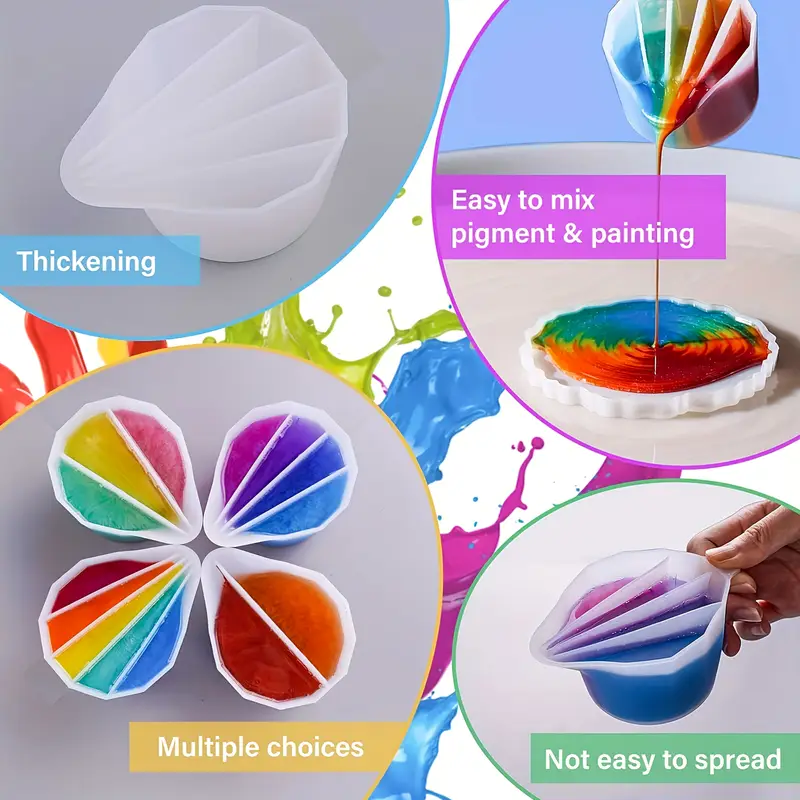 Split Cup For Paint Pouring,Re - Mixing Cup Silicone recensie en prijs