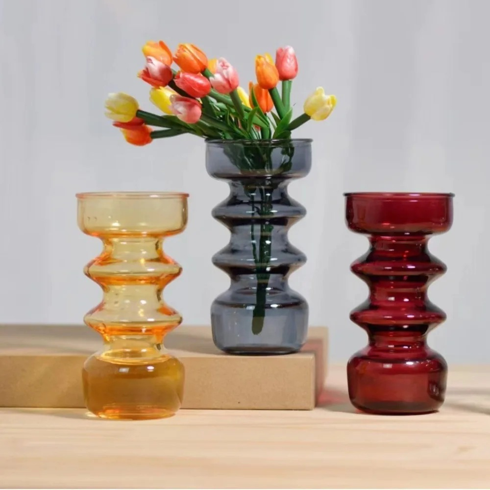 Colorful Vases Glass Ornaments - Dried Flower Bulk recensie en prijs