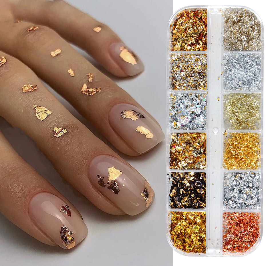 12 Color Gold Foils Gorgeous N - Gold Foil Flakes recensie en prijs