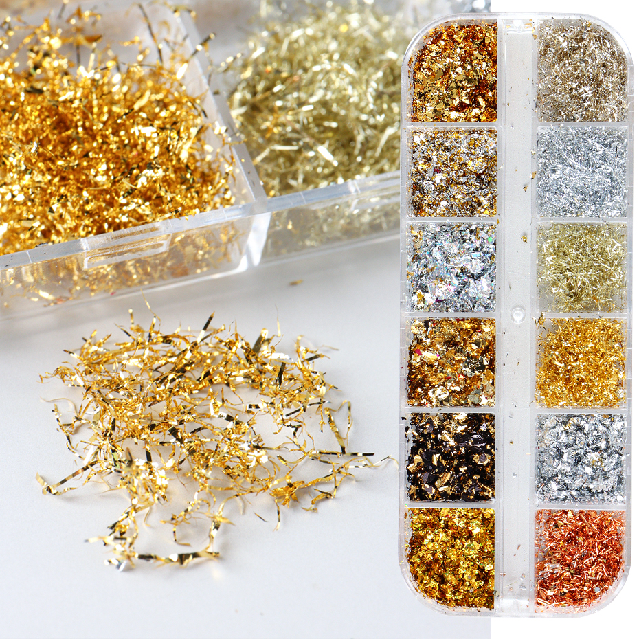 12 Color Gold Foils Gorgeous N - Gold Foil Flakes recensie en prijs