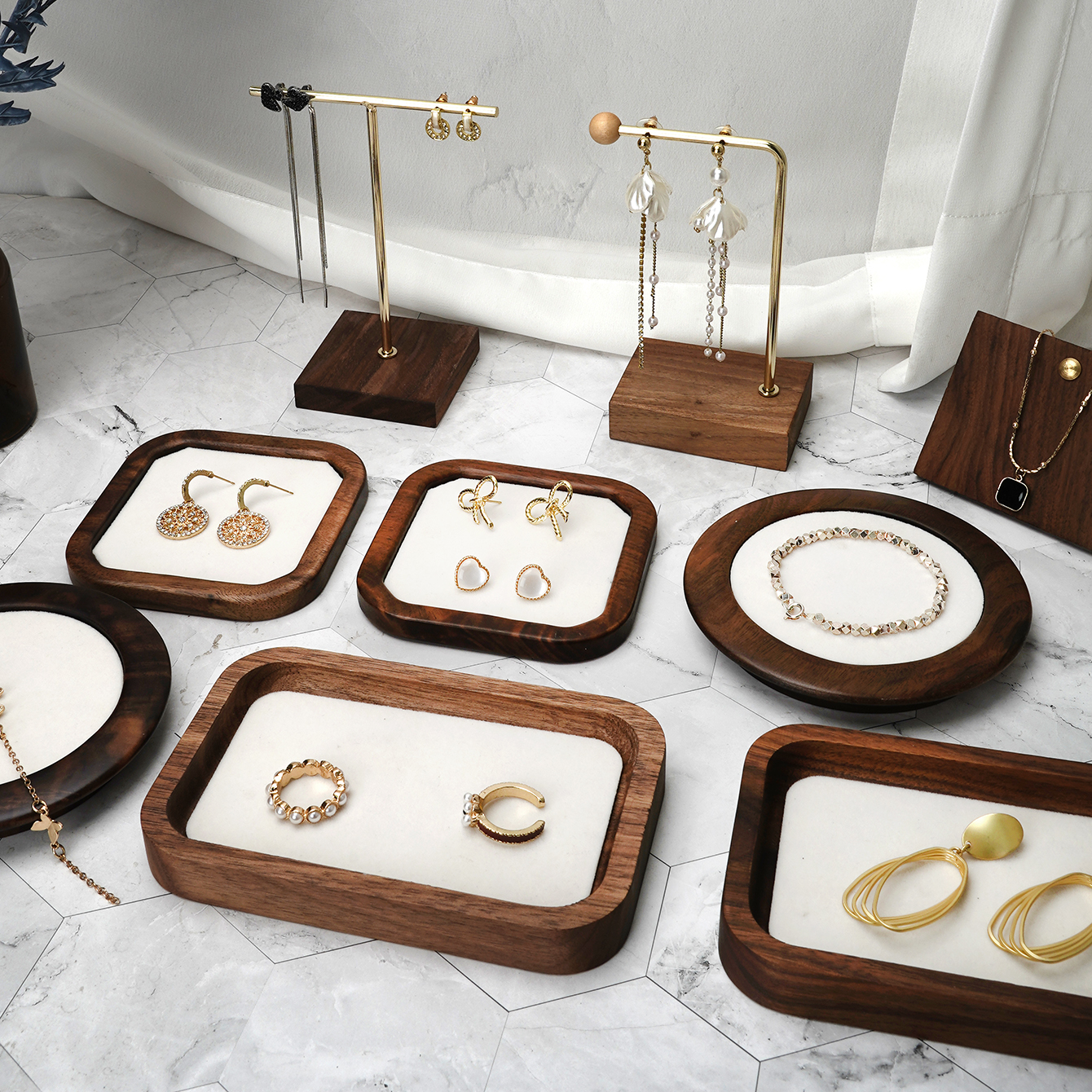 Solid Wood Jewelry Tray Bracel - Wood Ring Blank recensie en prijs