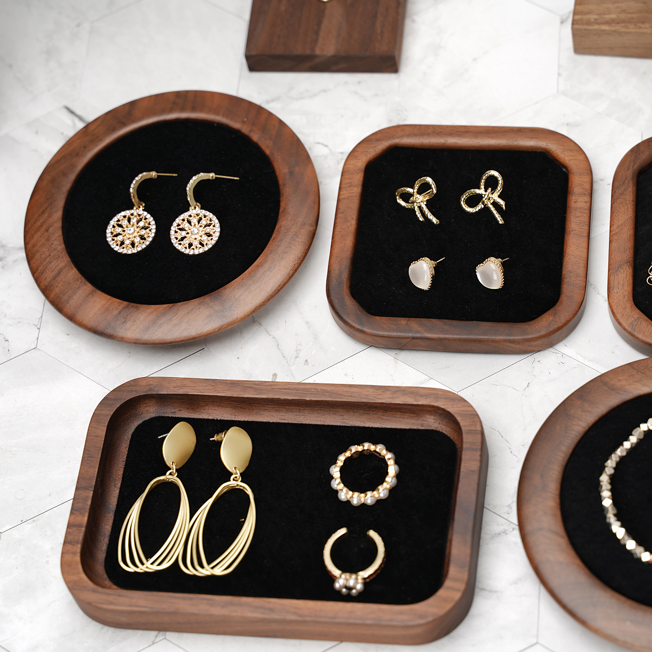 Solid Wood Jewelry Tray Bracel - Wood Ring Blank recensie en prijs