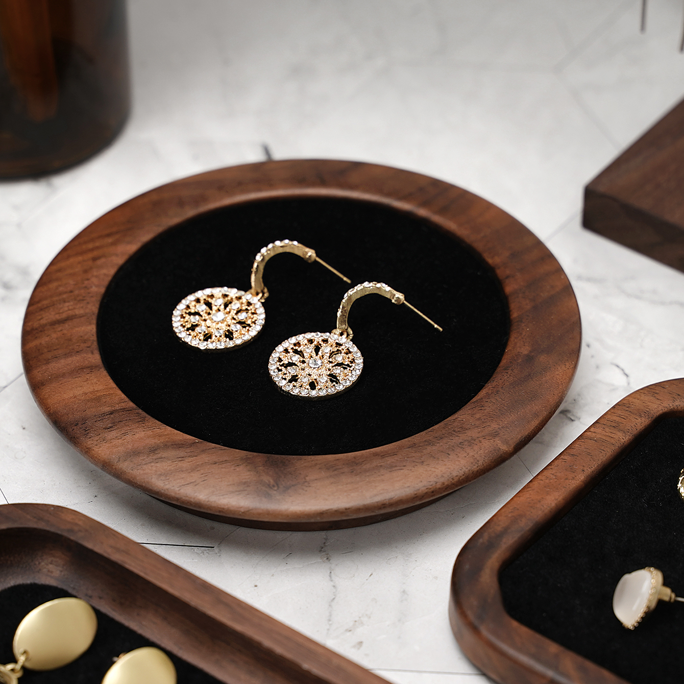 Solid Wood Jewelry Tray Bracel - Wood Ring Blank recensie en prijs