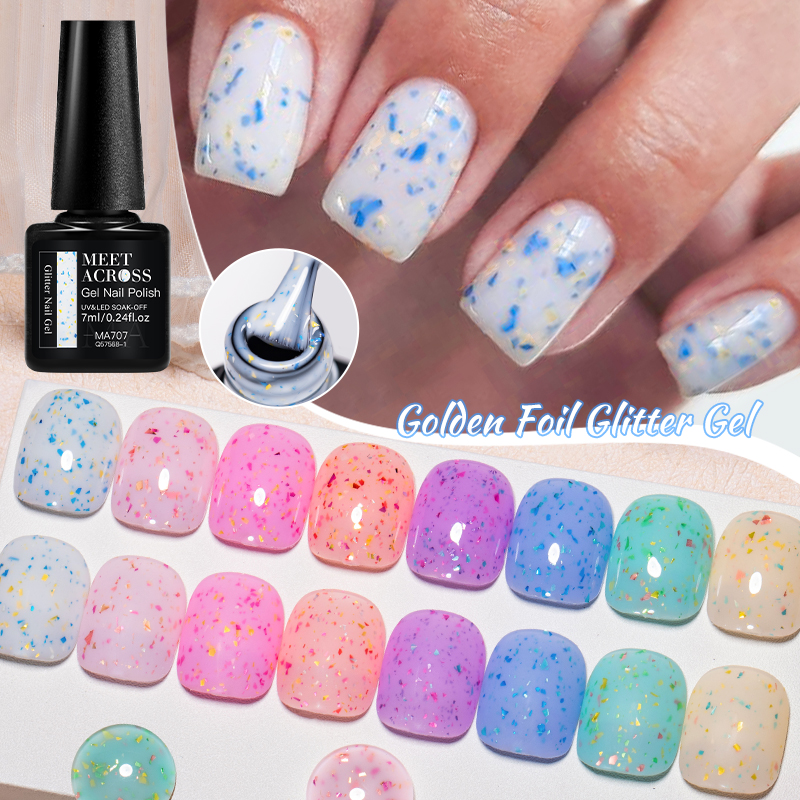 7ML MEET ACROSS Golden foil gl - Gold Foil Flakes recensie en prijs