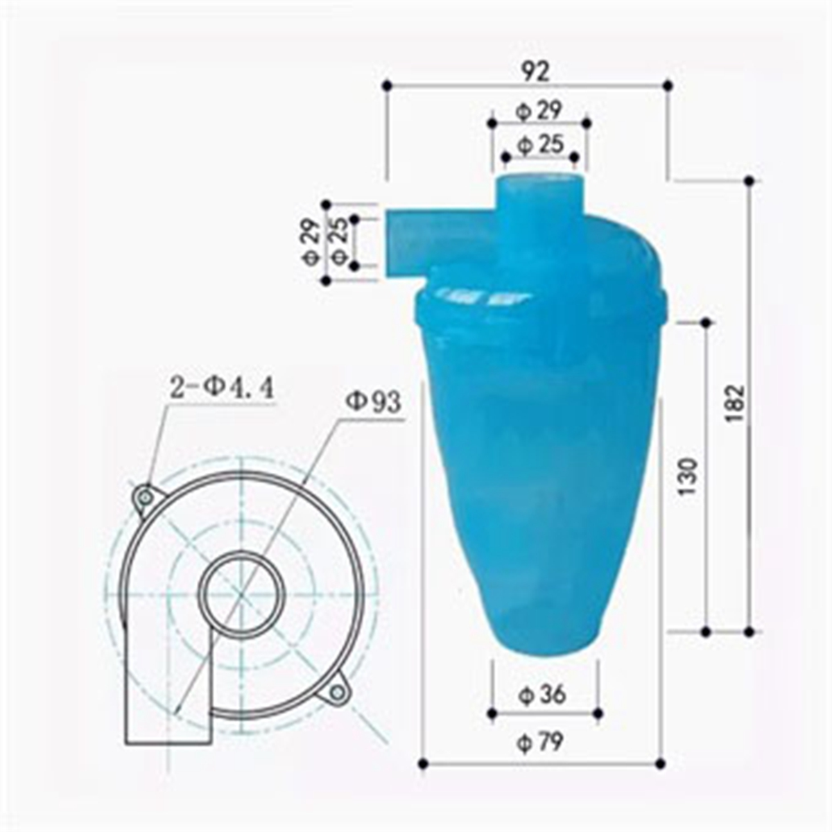 Dust Collector Cyclone Mini Sm - Vacuum Chamber Small recensie en prijs