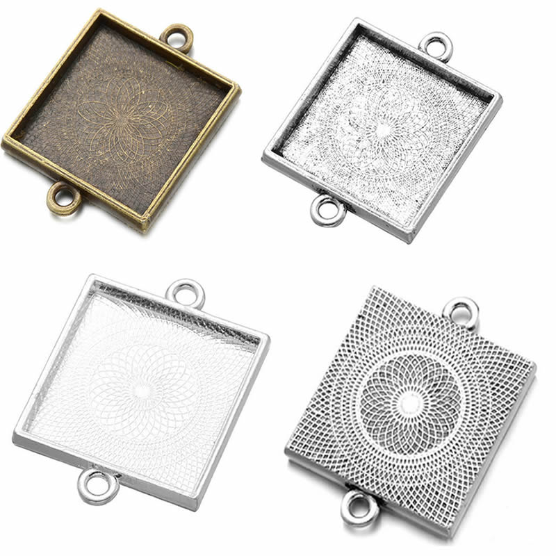 Onebeading Fit 25x25mm Square  - Bezels Set Pendant recensie en prijs