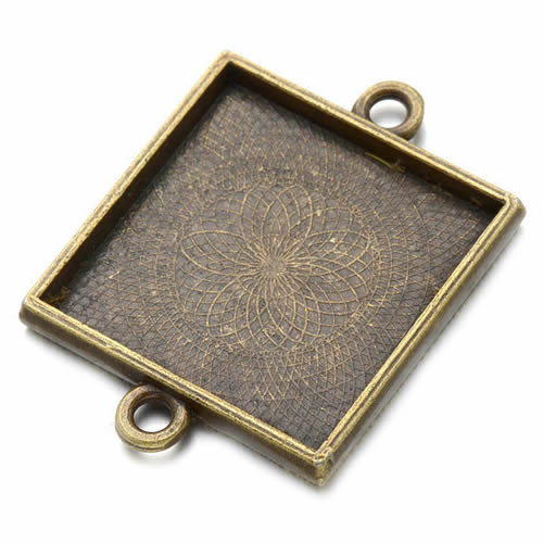 Onebeading Fit 25x25mm Square  - Bezels Set Pendant recensie en prijs
