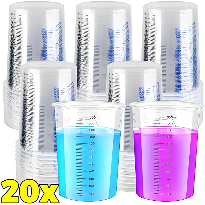 Transparent Plastic Measuring  - Mixing Cup Silicone recensie en prijs