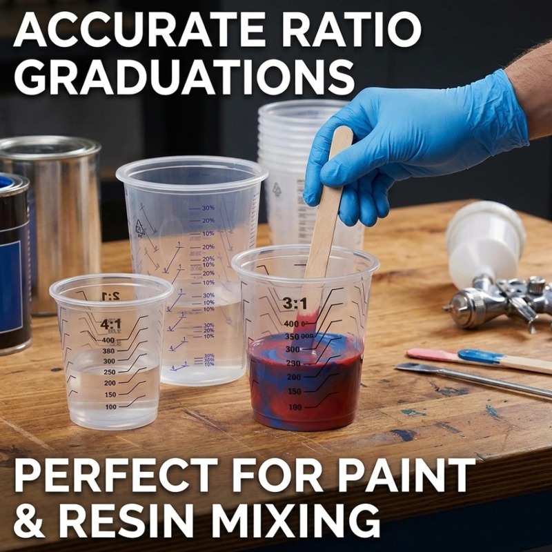 Transparent Plastic Measuring  - Mixing Cup Silicone recensie en prijs