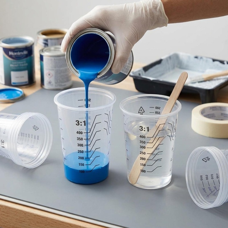 Transparent Plastic Measuring  - Mixing Cup Silicone recensie en prijs