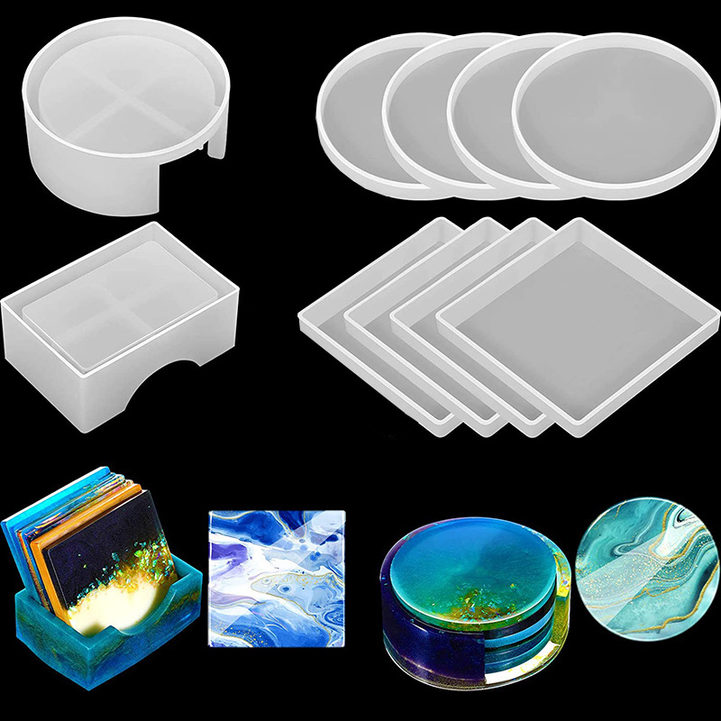 5Pcs/Set DlY Epoxy Resin Cup C - Silicone Mold Tray recensie en prijs
