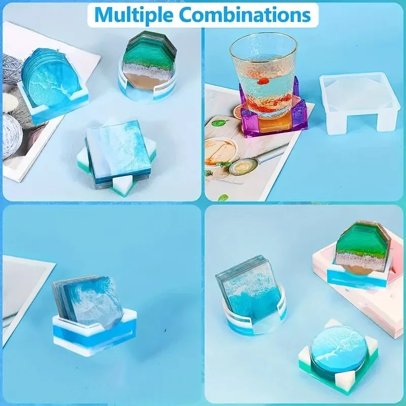 5Pcs/Set DlY Epoxy Resin Cup C - Silicone Mold Tray recensie en prijs