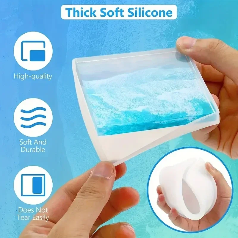 5Pcs/Set DlY Epoxy Resin Cup C - Silicone Mold Tray recensie en prijs