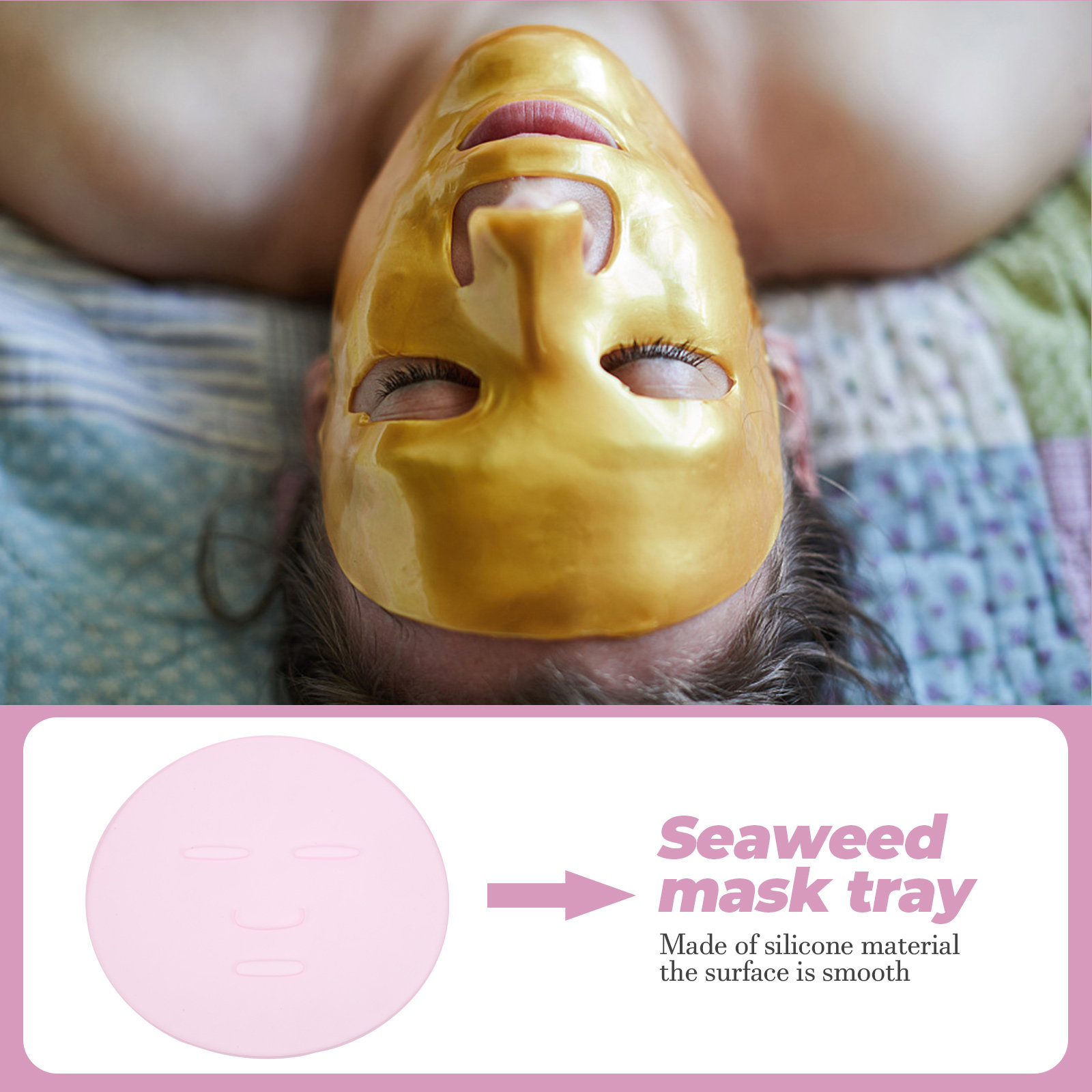 2Pcs DIY Seaweed Mask Mold Reu - Silicone Mold Tray recensie en prijs