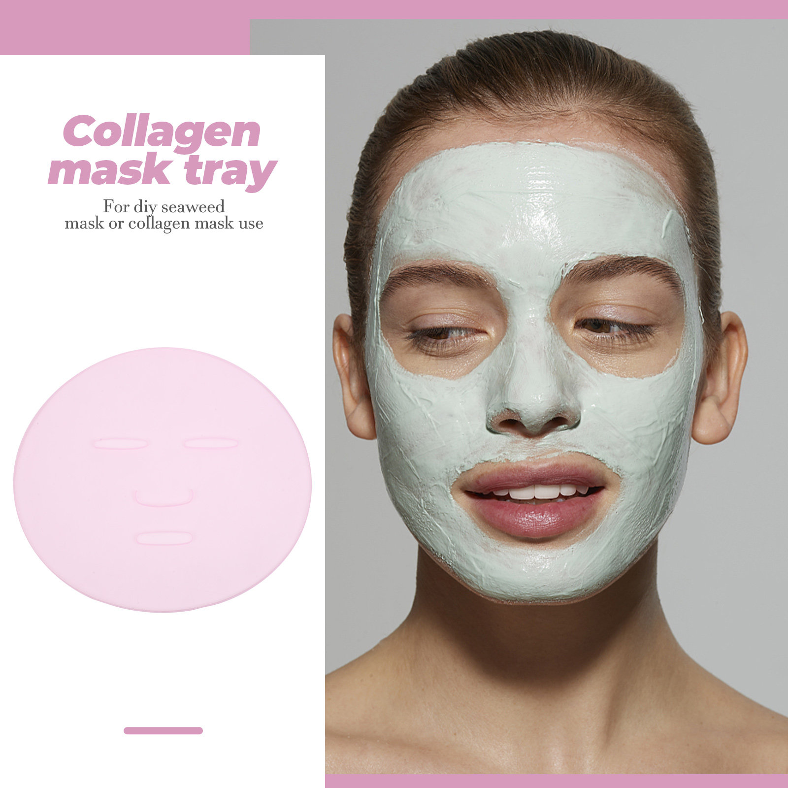 2Pcs DIY Seaweed Mask Mold Reu - Silicone Mold Tray recensie en prijs