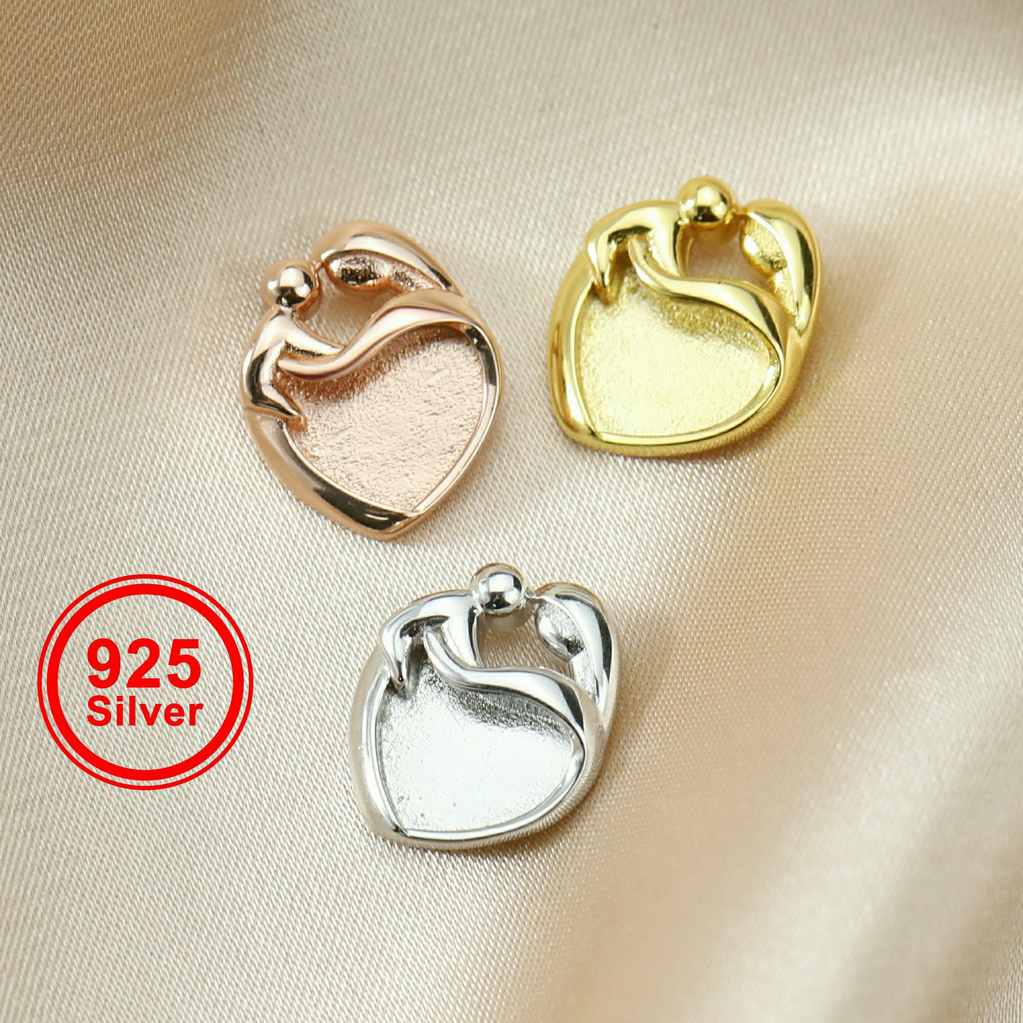 9MM Heart Bezel Settings Mothe - Bezels Set Pendant recensie en prijs