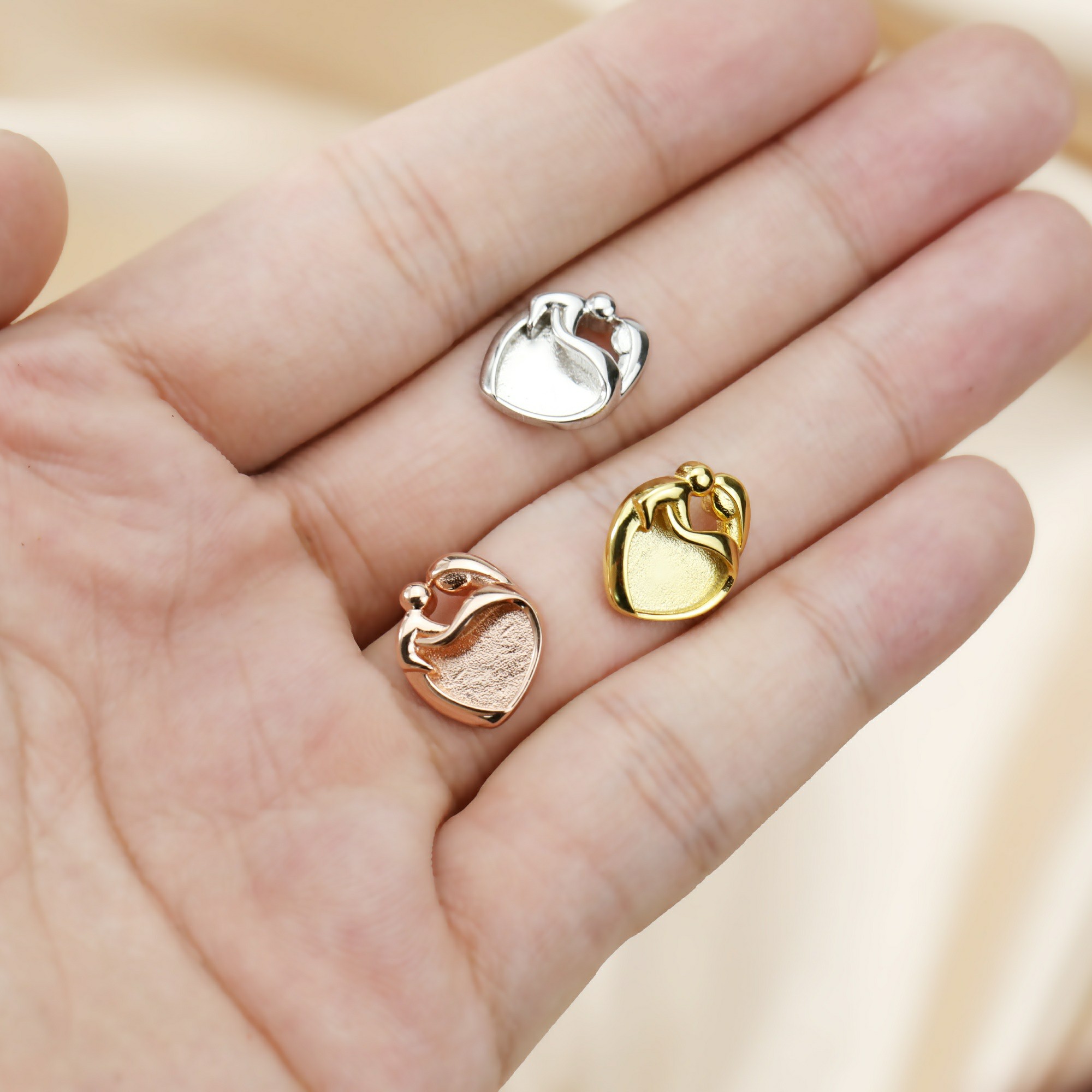 9MM Heart Bezel Settings Mothe - Bezels Set Pendant recensie en prijs