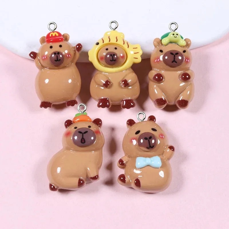 10Pcs Glossy Flatback Capybara - Resin Craft Supplies recensie en prijs