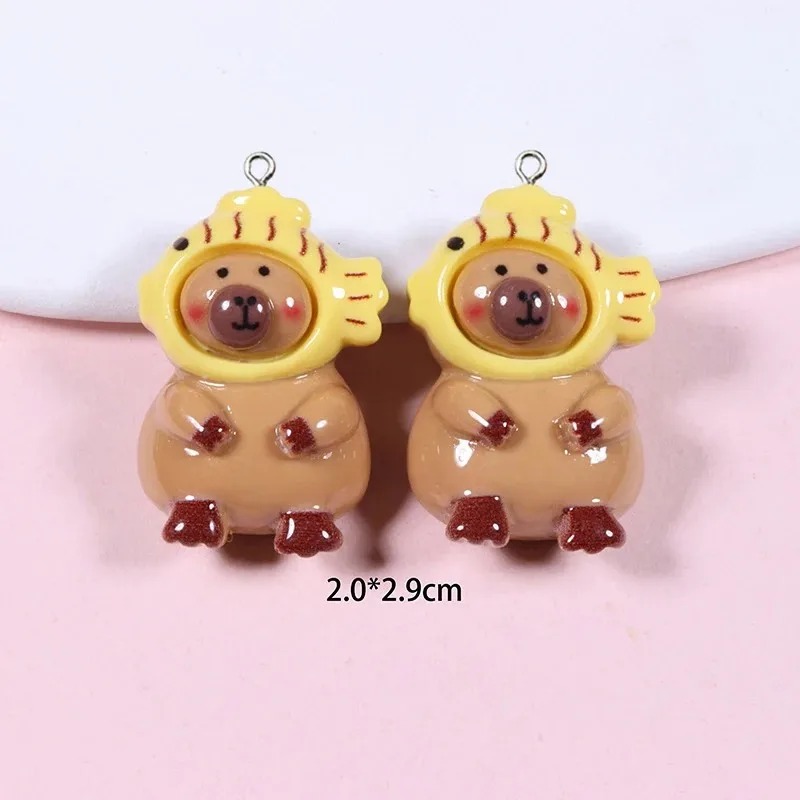 10Pcs Glossy Flatback Capybara - Resin Craft Supplies recensie en prijs