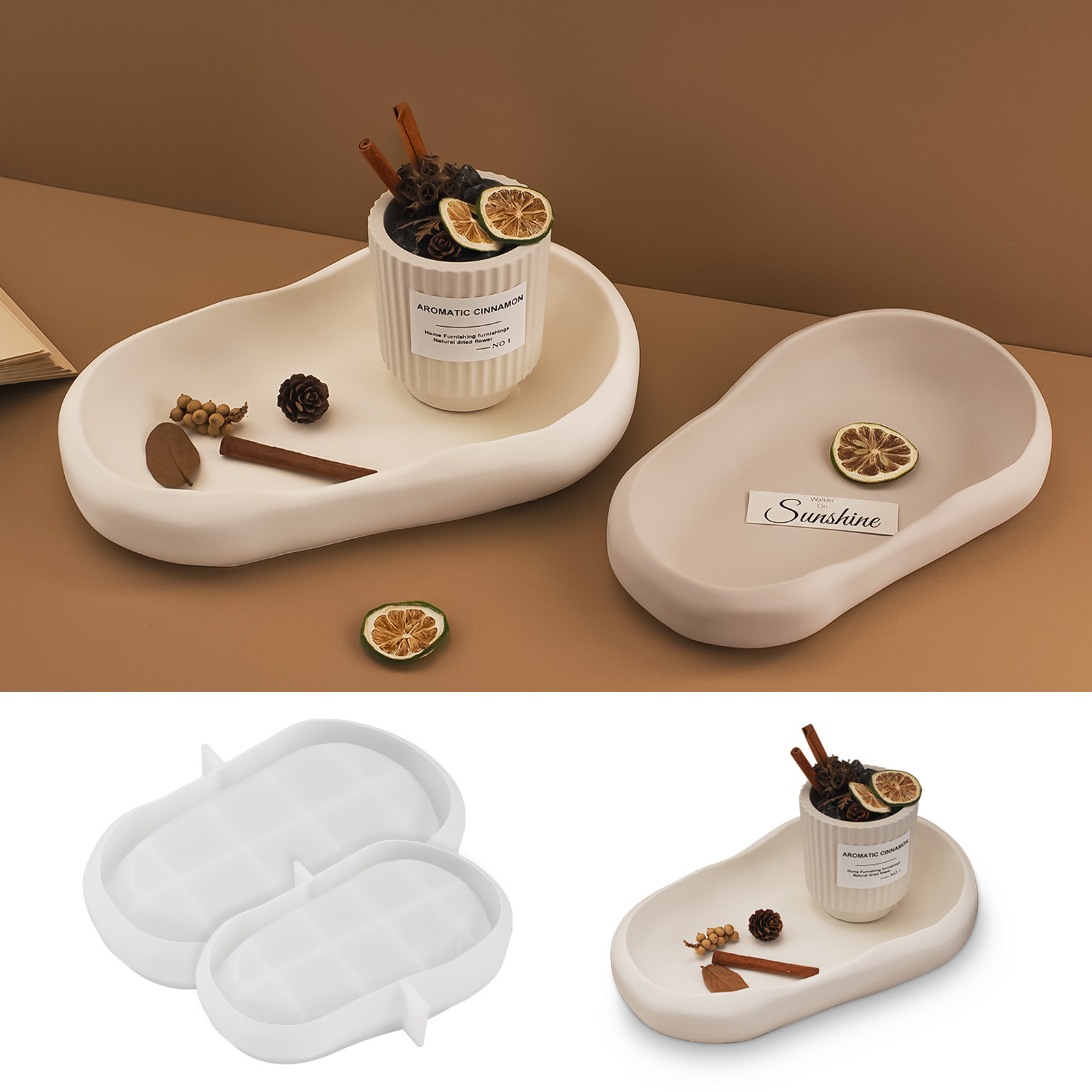 Irregular Shape Tray Silicone  - Coaster Mold Round recensie en prijs