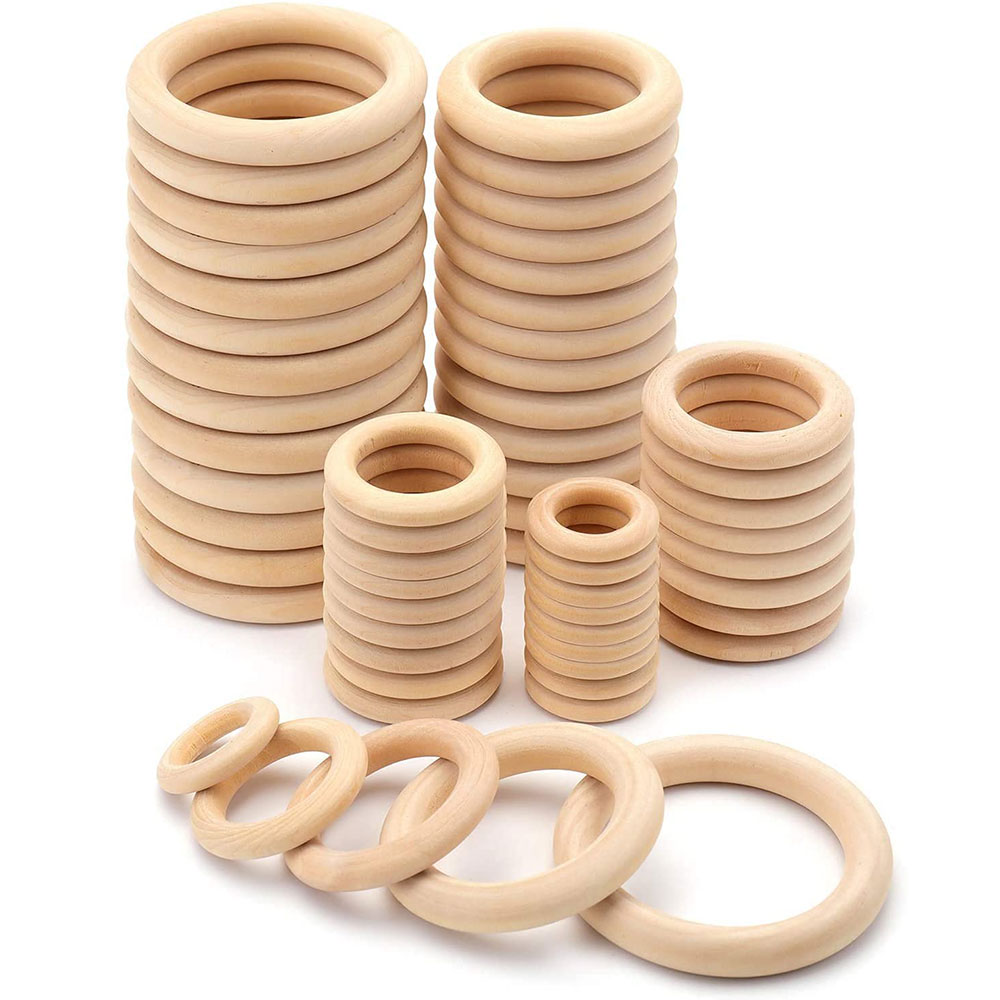 Unfinished Solid Wooden Rings  - Wood Ring Blank recensie en prijs