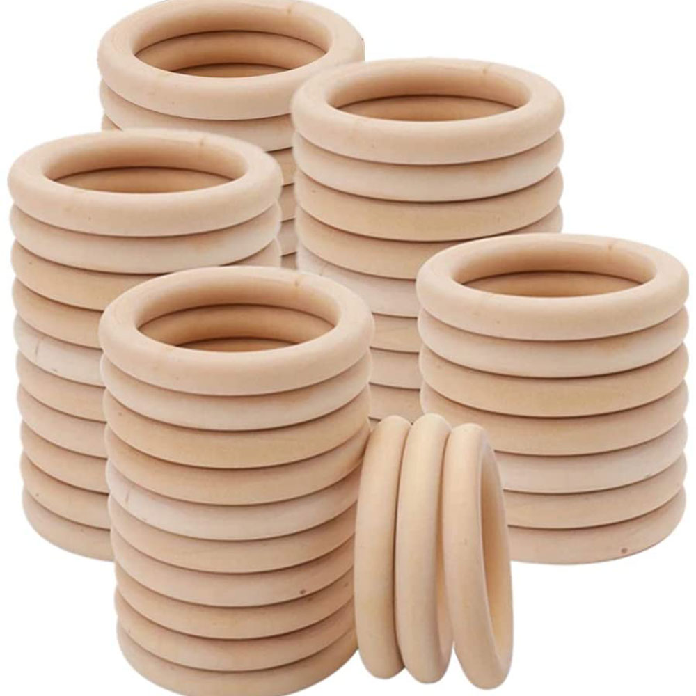 Unfinished Solid Wooden Rings  - Wood Ring Blank recensie en prijs