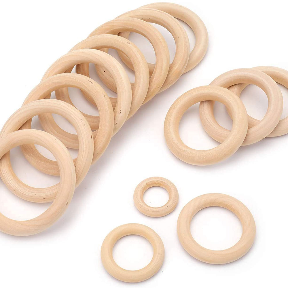 Unfinished Solid Wooden Rings  - Wood Ring Blank recensie en prijs
