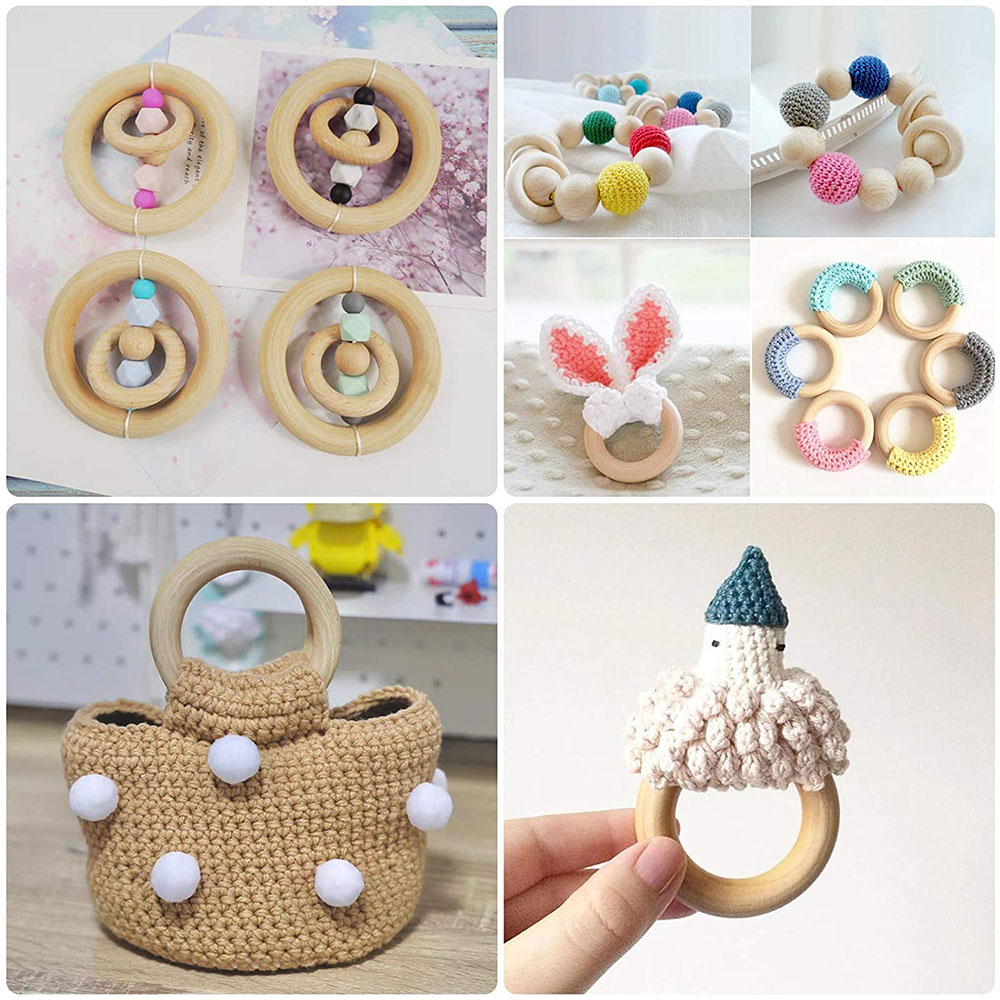 Unfinished Solid Wooden Rings  - Wood Ring Blank recensie en prijs