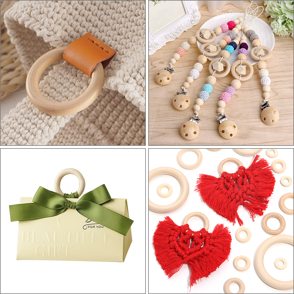 Unfinished Solid Wooden Rings  - Wood Ring Blank recensie en prijs
