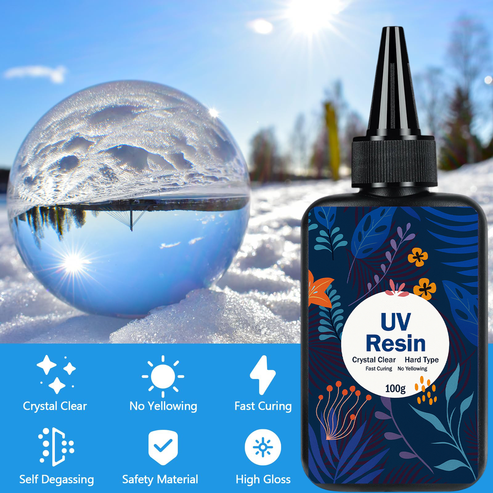 UV resin transparent cured epo - Epoxy Uv Resin Kit recensie en prijs