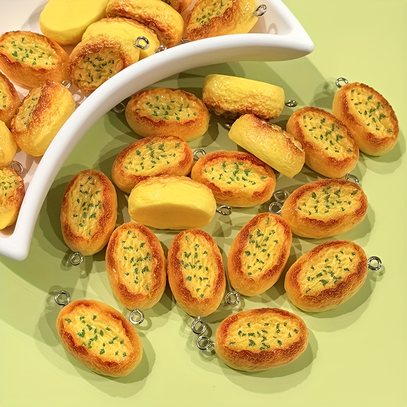 6Pcs Cartoon Cheese Bread Resi - Resin Craft Projects recensie en prijs