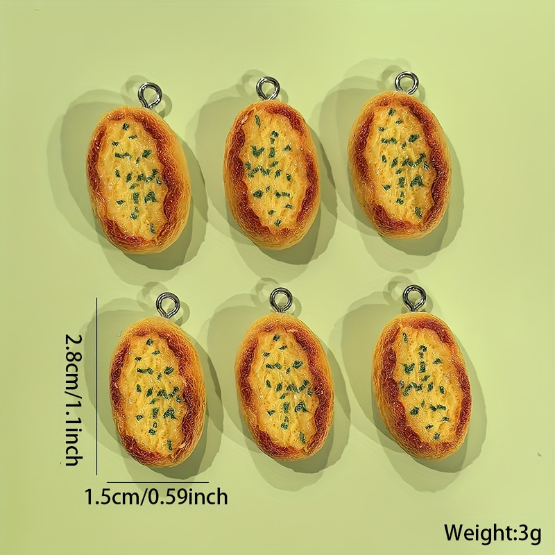 6Pcs Cartoon Cheese Bread Resi - Resin Craft Projects recensie en prijs