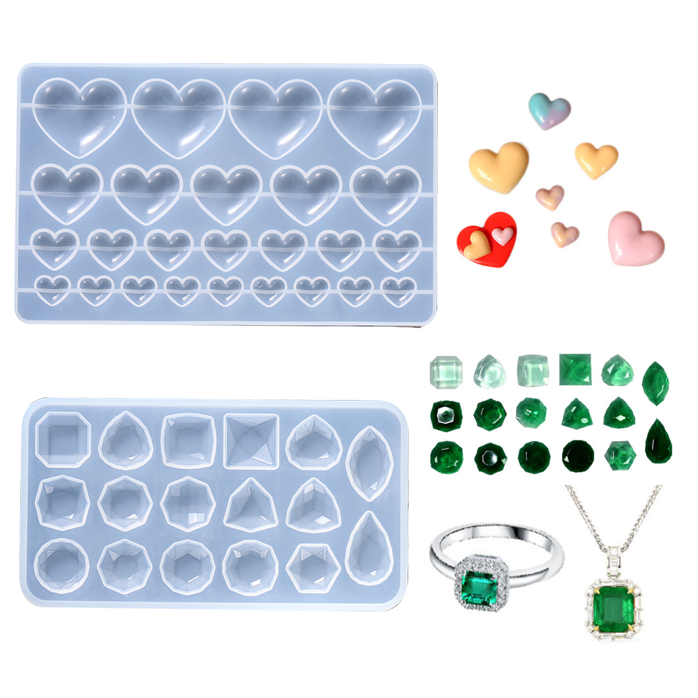 Love Heart Silicone Mold Jewel - Resin Craft Ideas recensie en prijs