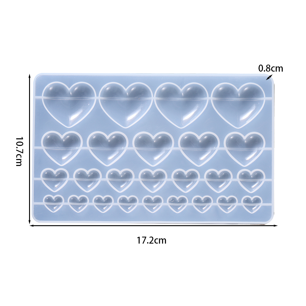 Love Heart Silicone Mold Jewel - Resin Craft Ideas recensie en prijs