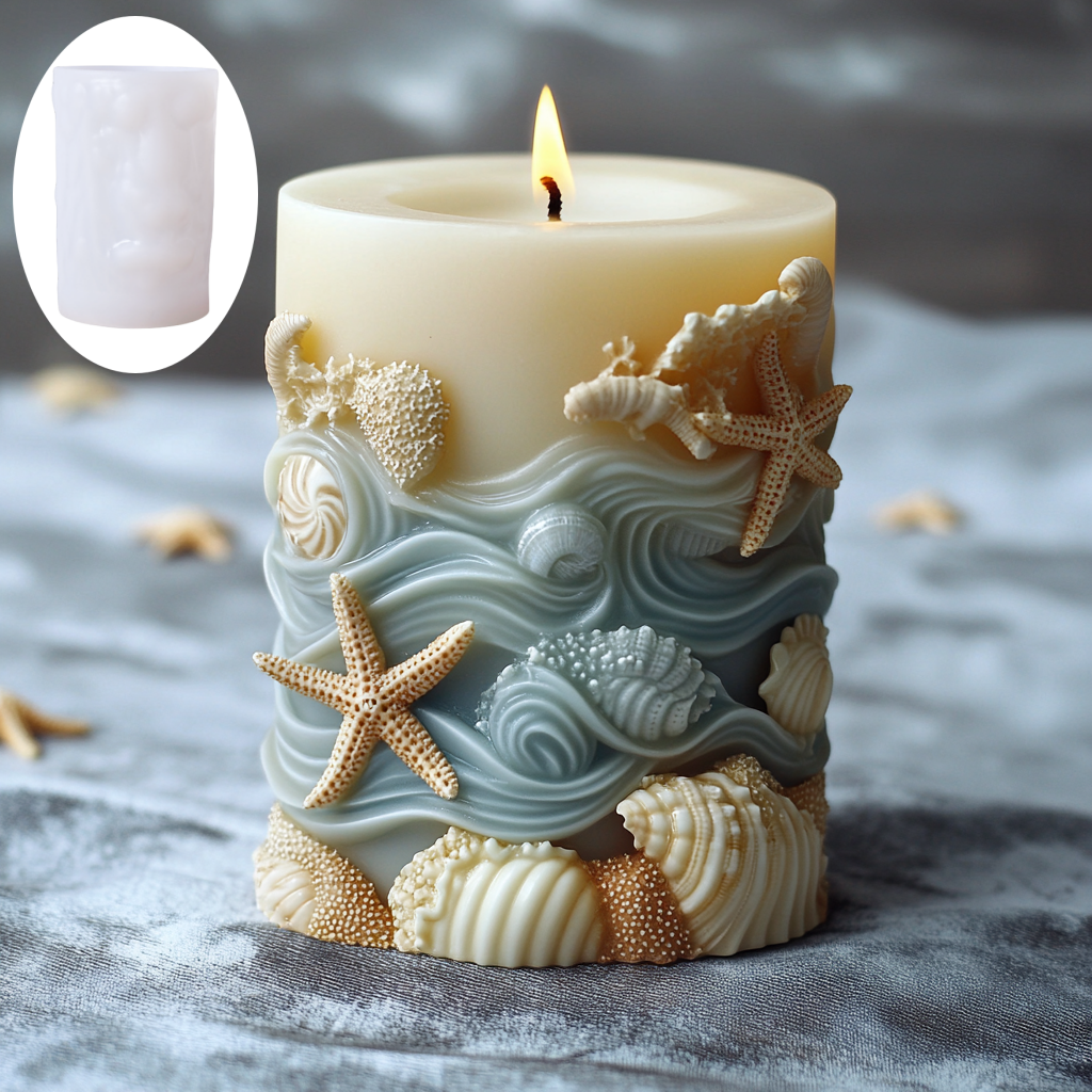 DIY Ocean style relief cylindr - Resin Ocean Wave Mold recensie en prijs