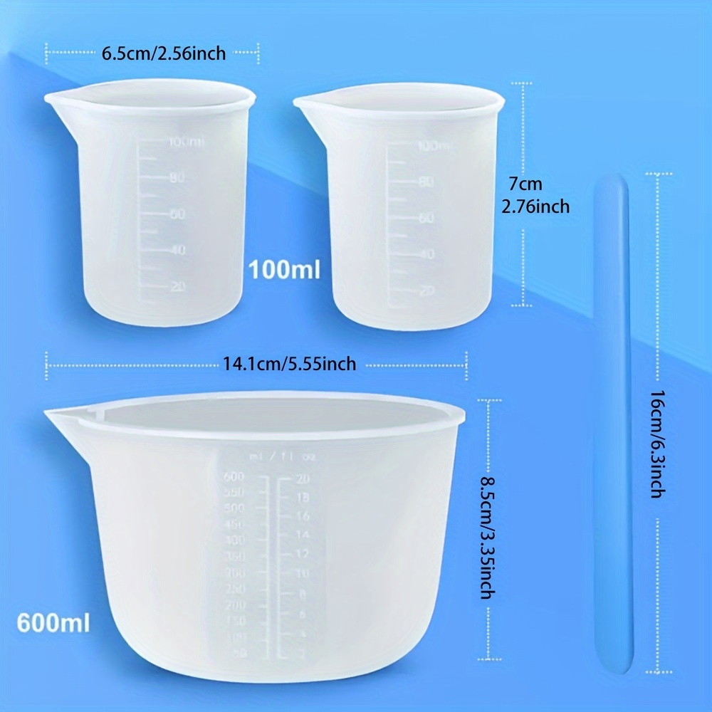 Silicone Measuring Cups, Resin - Mixing Cup Silicone recensie en prijs