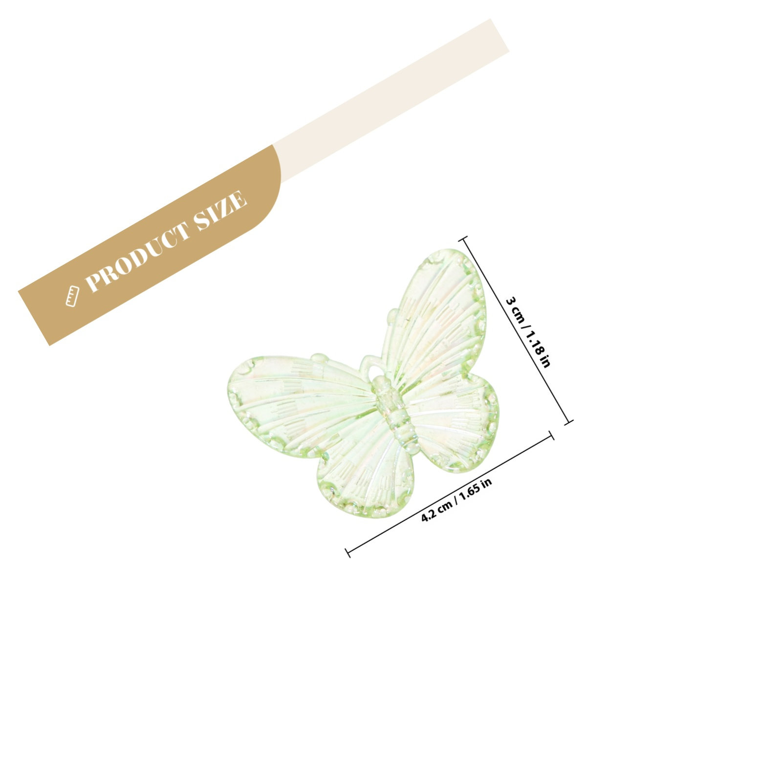 40Pcs Electroplated Butterfly  - Resin Craft Supplies recensie en prijs