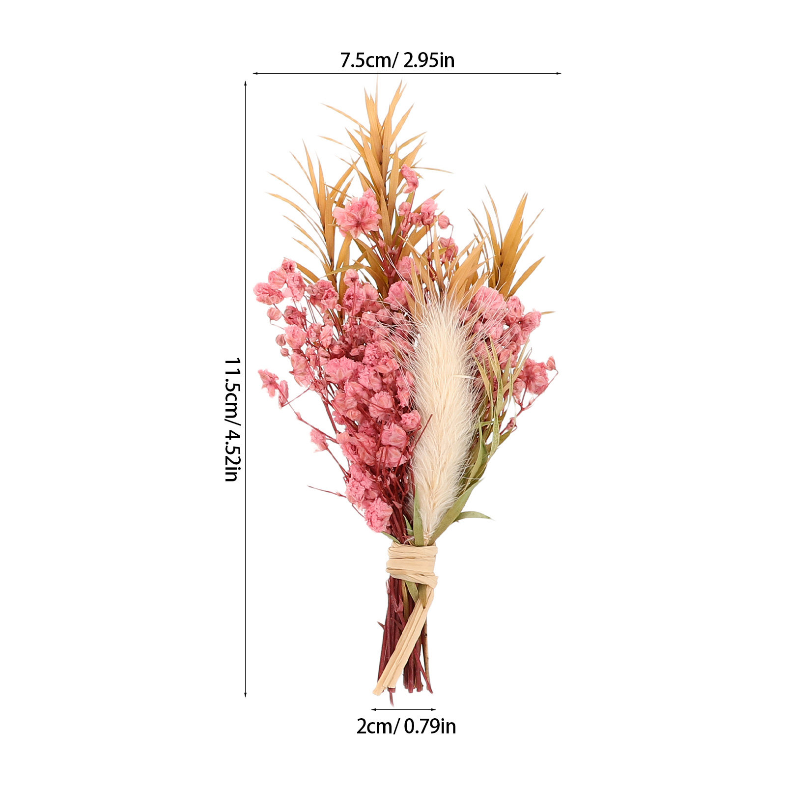 3Pcs Mini Dried Floral Bouquet - Dried Flower Bulk recensie en prijs