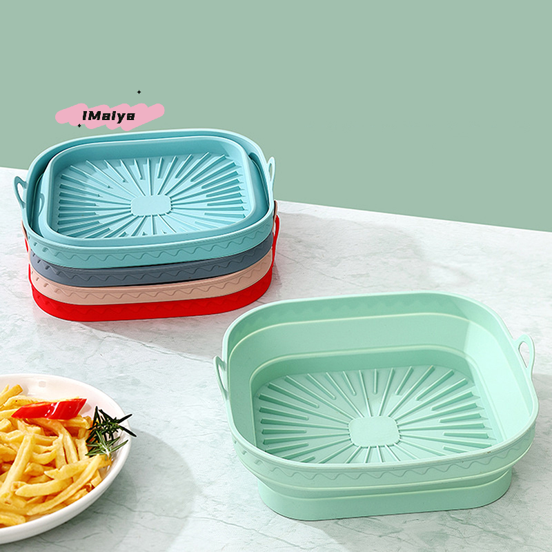 Square Foldable Air Fryer Sili - Silicone Mold Tray recensie en prijs
