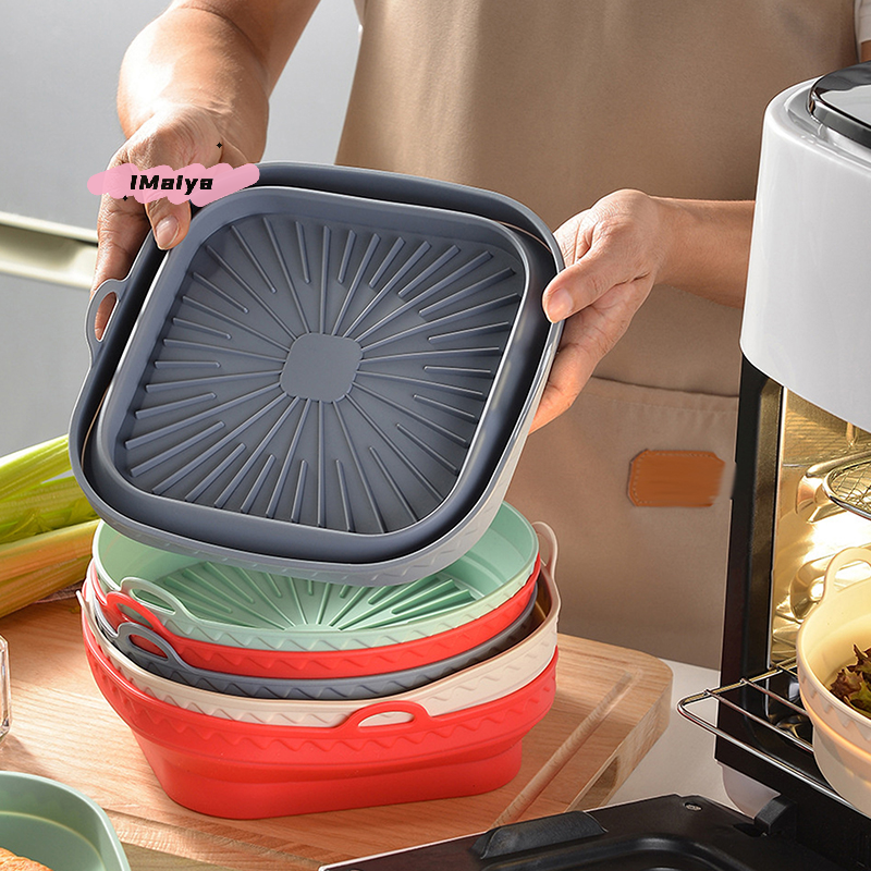 Square Foldable Air Fryer Sili - Silicone Mold Tray recensie en prijs
