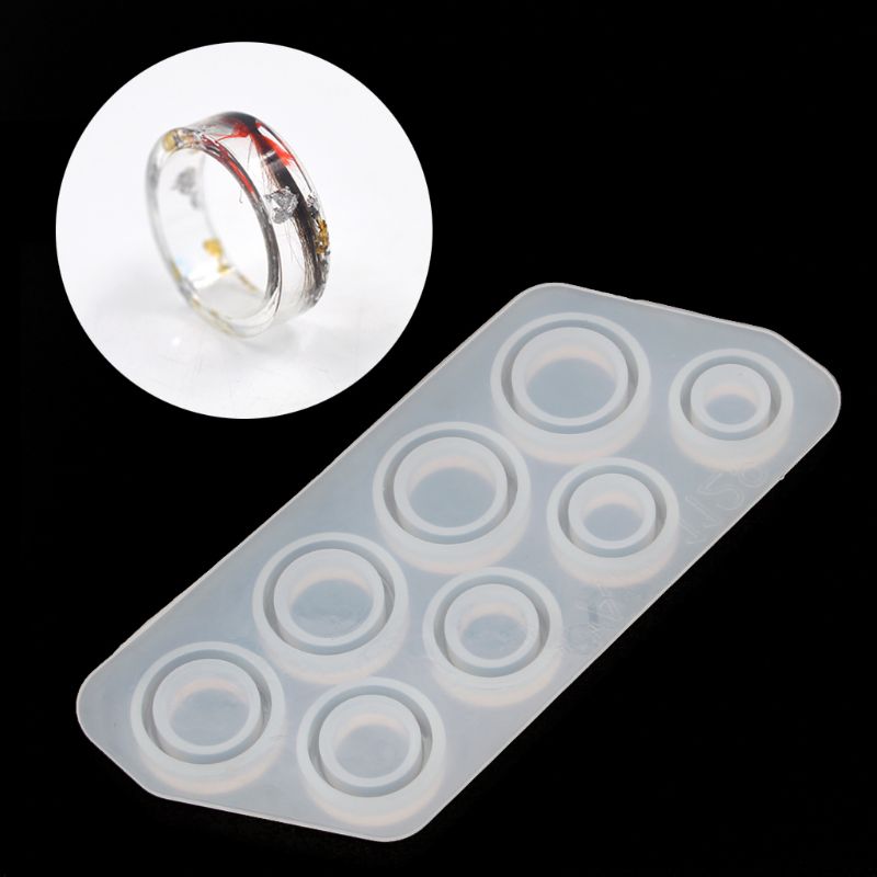8Pcs Assorted Sizes Ring Silic - Resin Ocean Wave Mold recensie en prijs