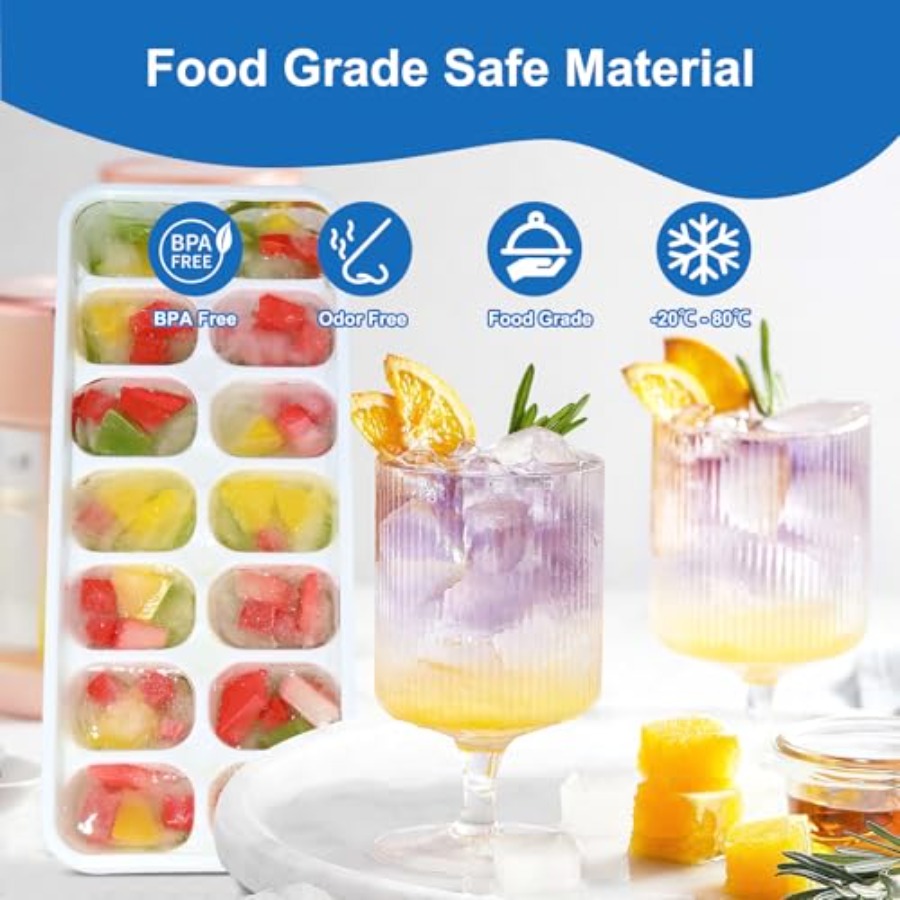 Ice Cube Tray with Lid, 3 Pack - Silicone Mold Tray recensie en prijs
