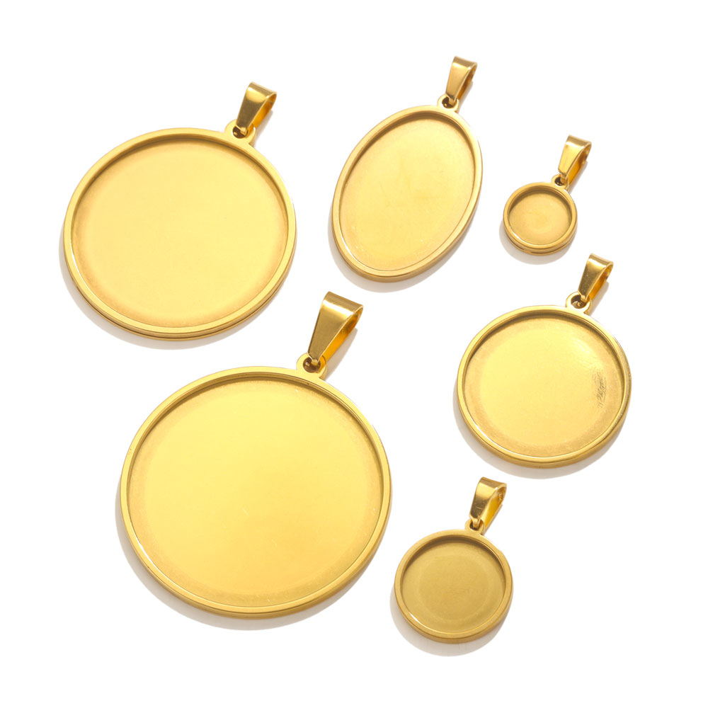 5pcs Stainless Steel Pendant C - Bezels Set Pendant recensie en prijs