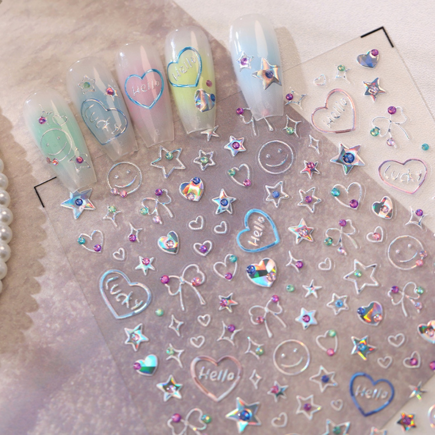Holographic Dopamine Nail Deca - Gold Foil Flakes recensie en prijs