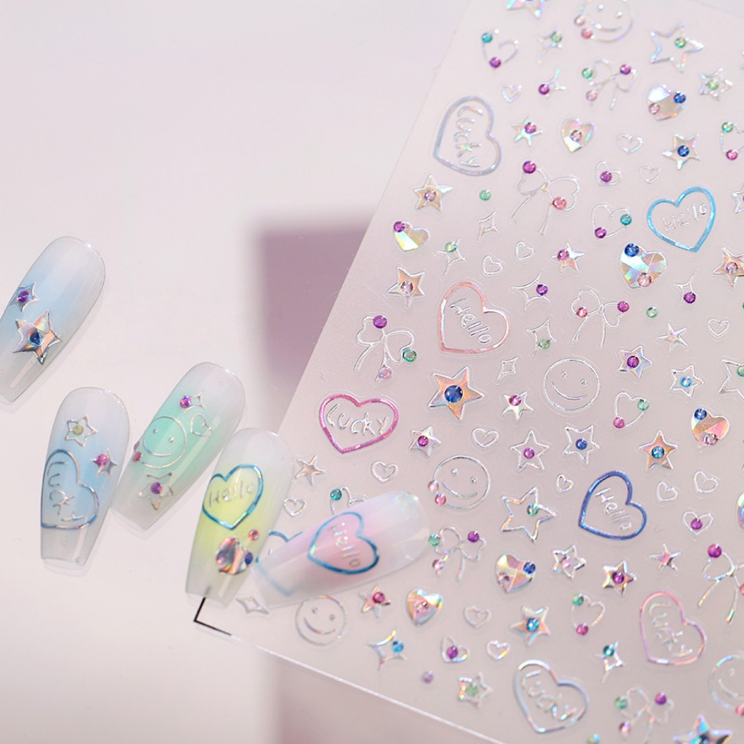 Holographic Dopamine Nail Deca - Gold Foil Flakes recensie en prijs