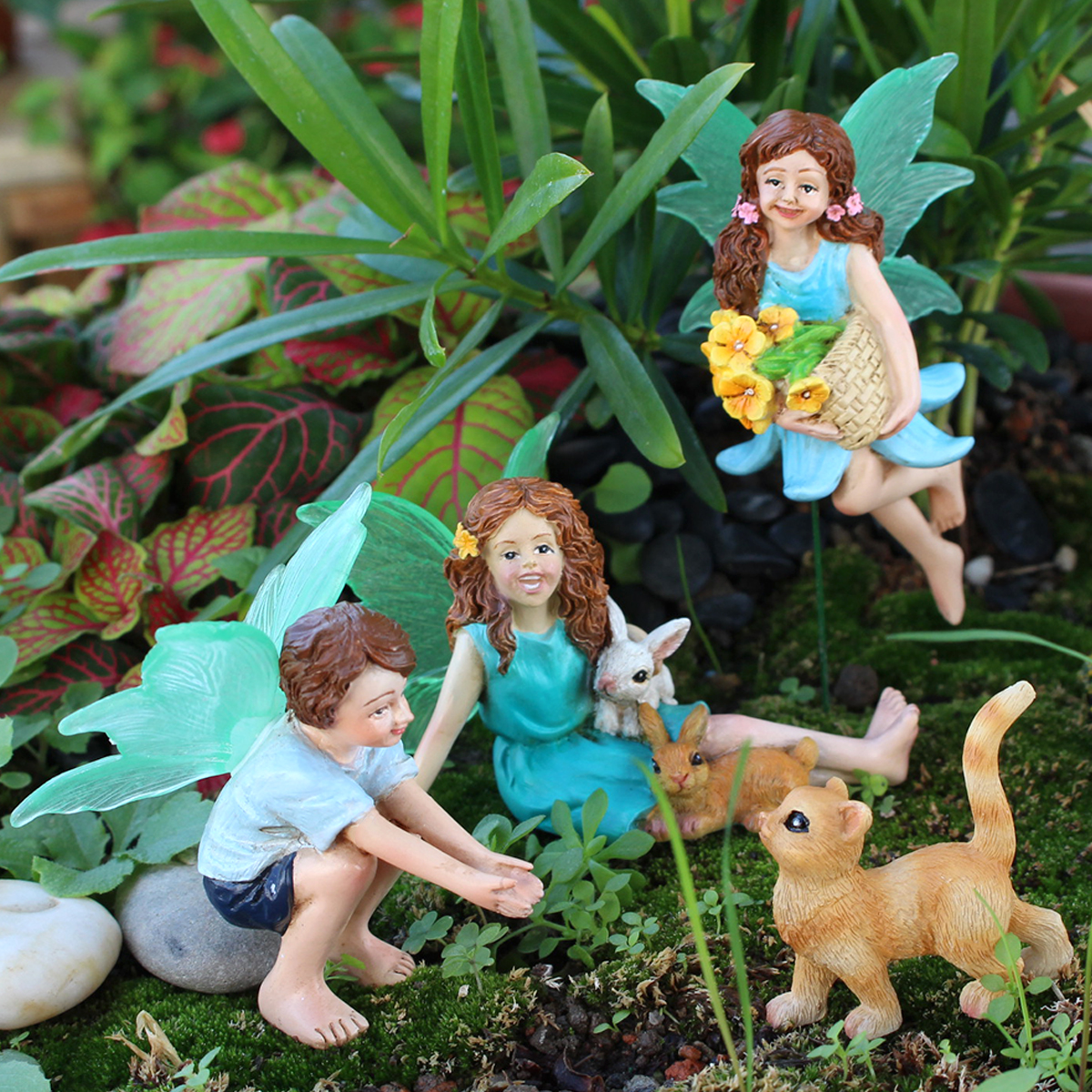 4pc Flower Fairy and Animal Pa - Resin Craft Ideas recensie en prijs