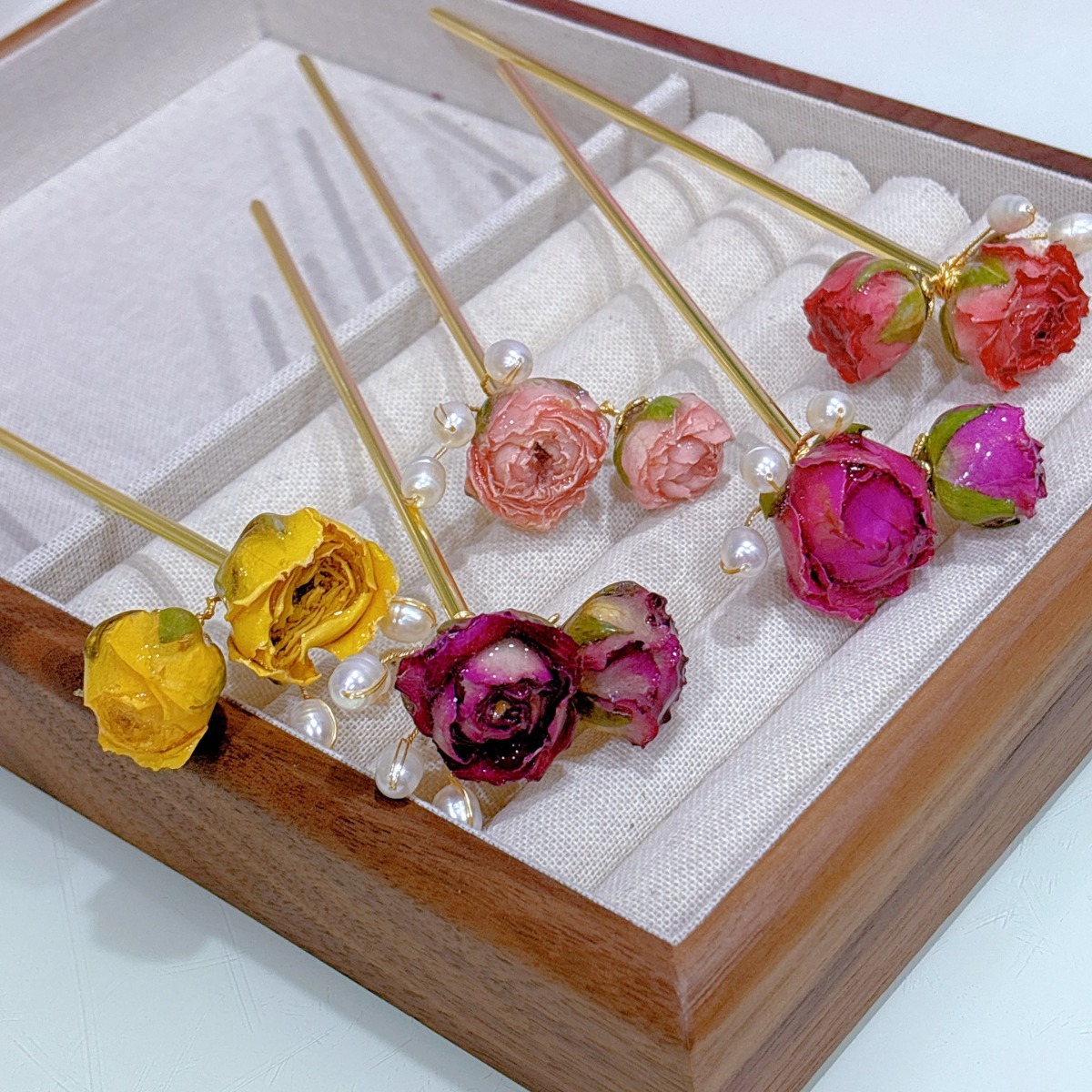 5pcs Drip Glue Roses Dried Flo - Dried Flower Bulk recensie en prijs